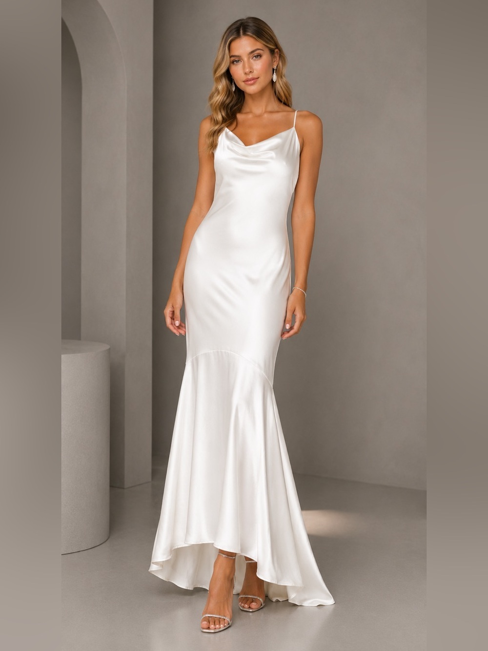 Elliatt Aisle White Ivory Maxi Dress Size XS B3051
